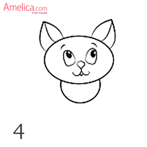 как нарисовать кошку карандашом