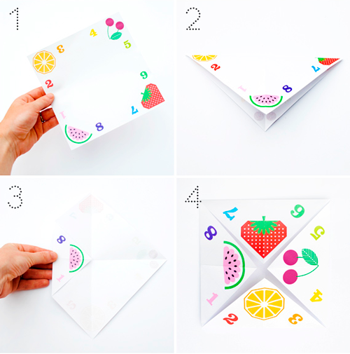 оригами схемы для детей 2, 3, 4, 5 лет