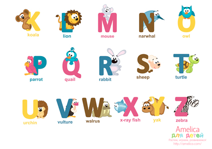 английский алфавит распечатать для детей, английский язык, английские буквы, 