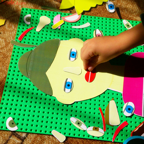 игра для детей «Собери лицо», настольная развивающая игра