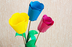 Как сделать тюльпаны из бумаги своими руками